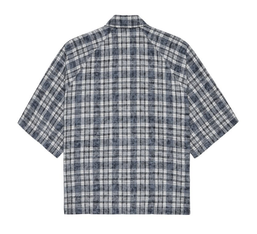 New Amsterdam Surf Association  Wijk Shirt Short Sleeves Bleached Check