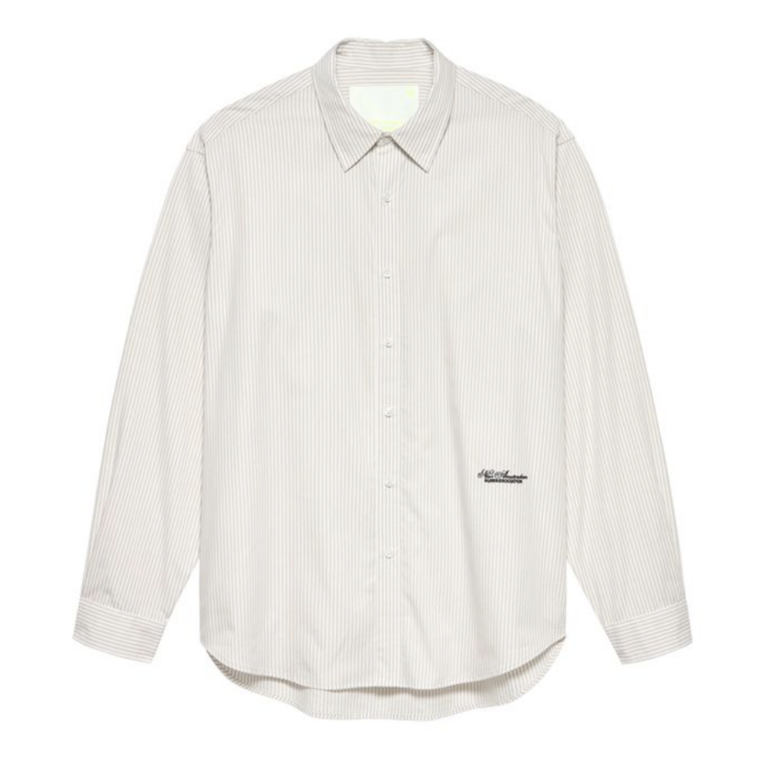 New Amsterdam Surf Association  Beach Shirt Stripe Vanilla