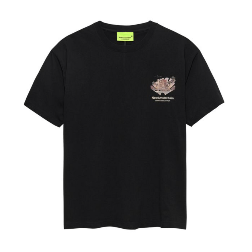 New Amsterdam Surf Association  Tropical Tee Black