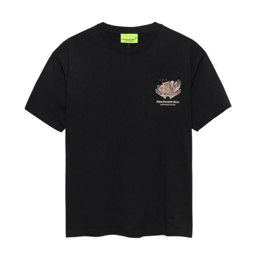 New Amsterdam Surf Association  Tropical Tee Black