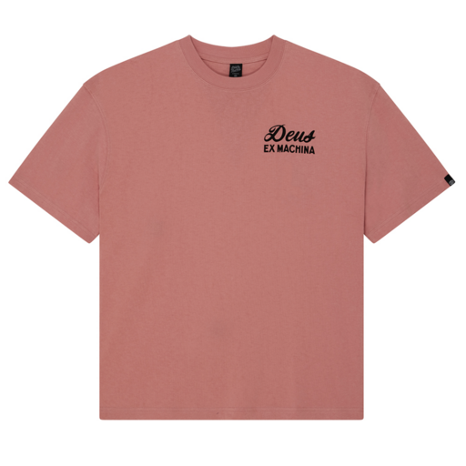Deus Ex Machina Seoul Sign Tee Lobster Bisque Pink
