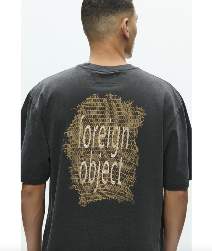 Wood Wood Gary Tee Object 25207 Washed Black