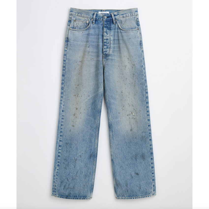 Sunflower Relaxed Boot Jeans Paint Worn Denim