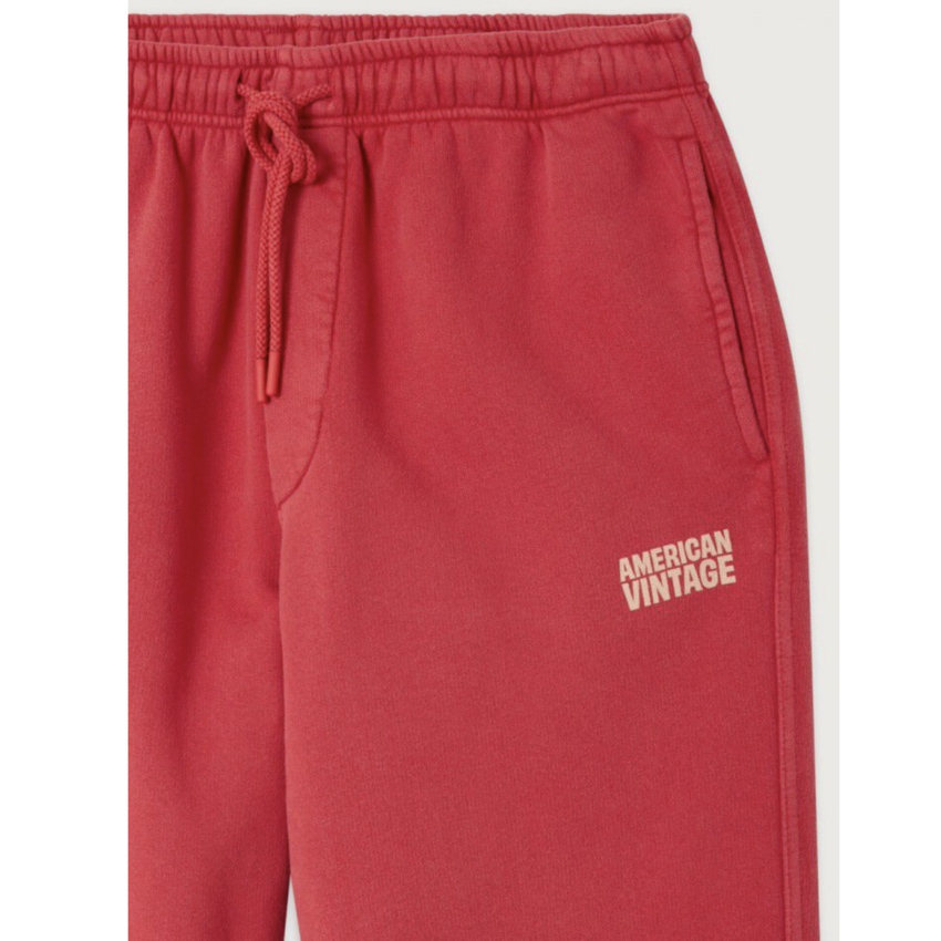 American Vintage Plizzy Sweat Pant Vintage Poppy