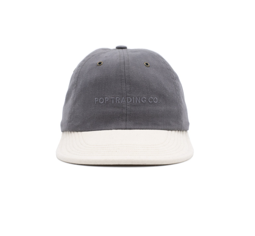 POP Trading Company 2 Tone Flexfoam Hat Charcoal/Off White