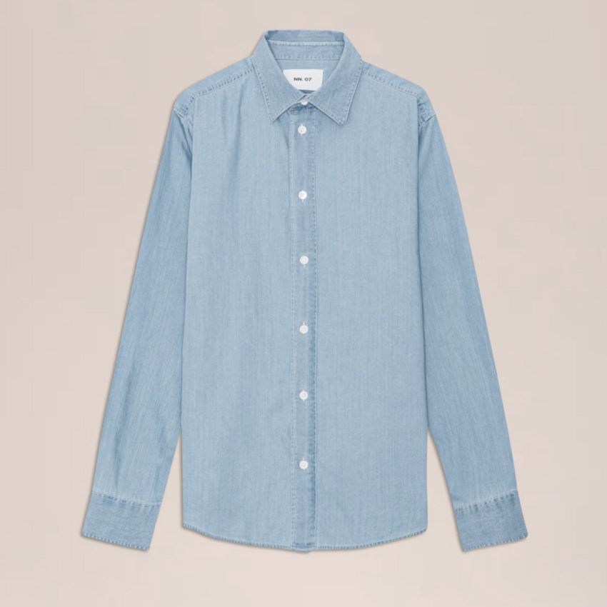 NN.07  Colby Shirt 5765 Bleached Indigo