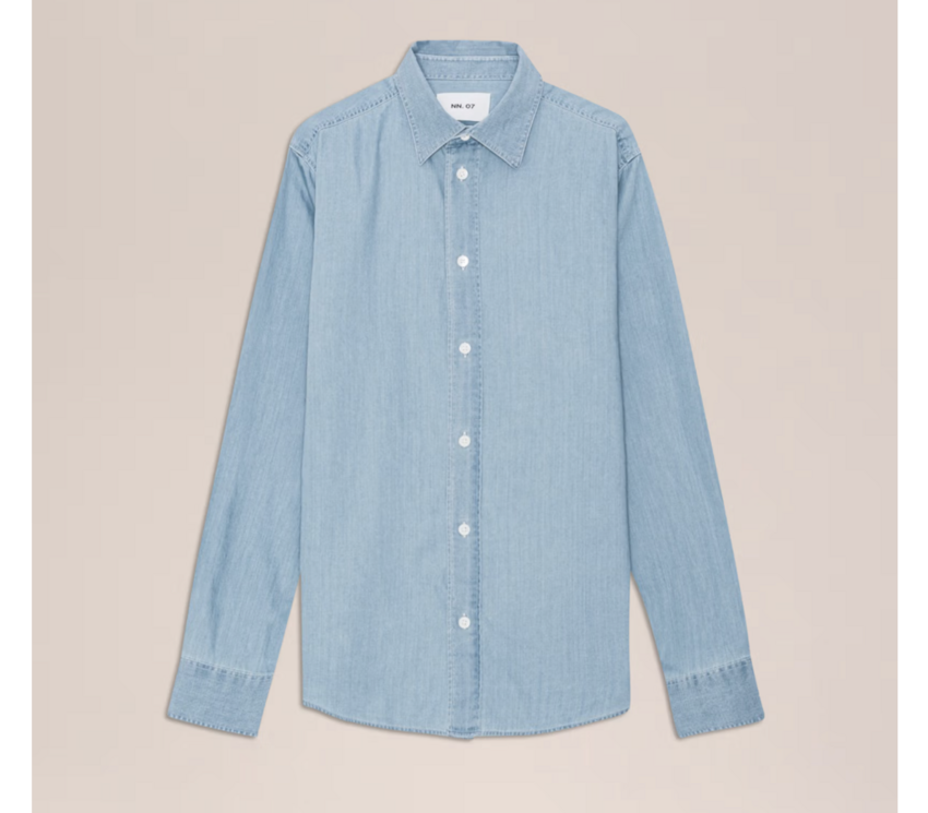 NN.07  Colby Shirt 5765 Bleached Indigo