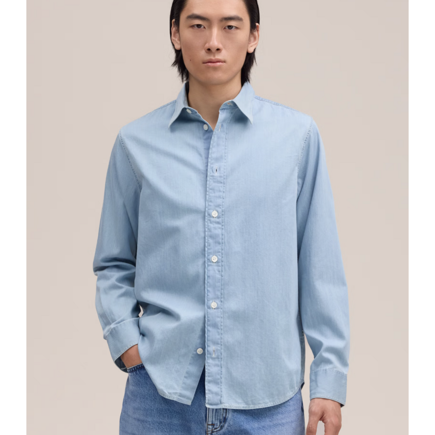 NN.07  Colby Shirt 5765 Bleached Indigo