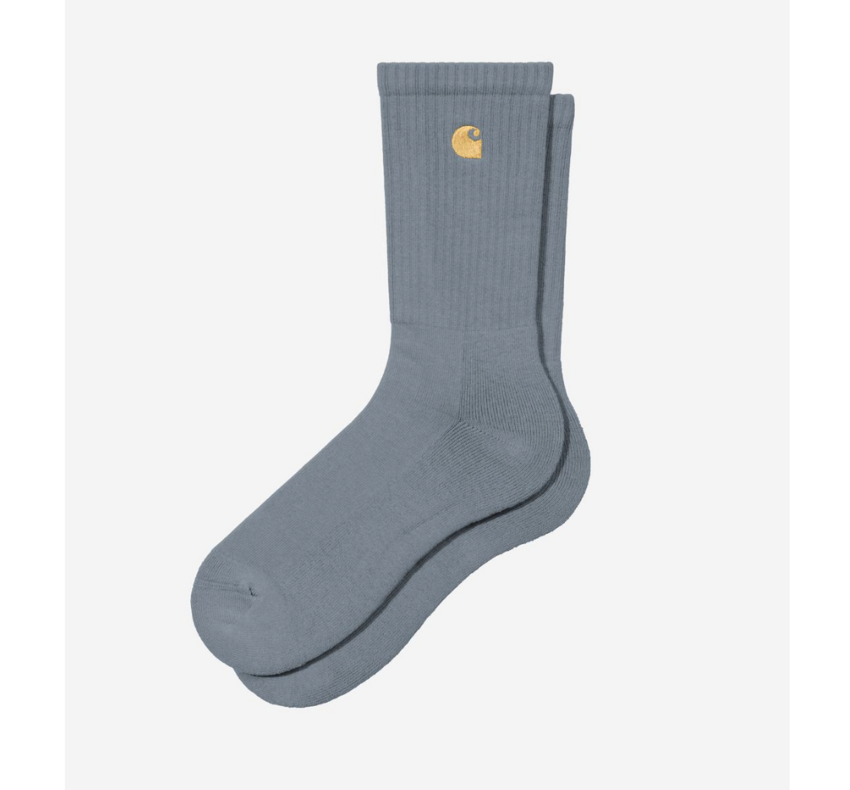 Carhartt WIP Chase Socks Cozy Blue/Gold