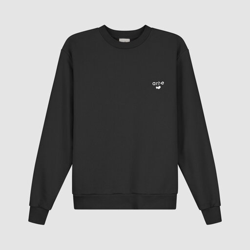 ARTE Antwerp Heart Logo Crewneck Black