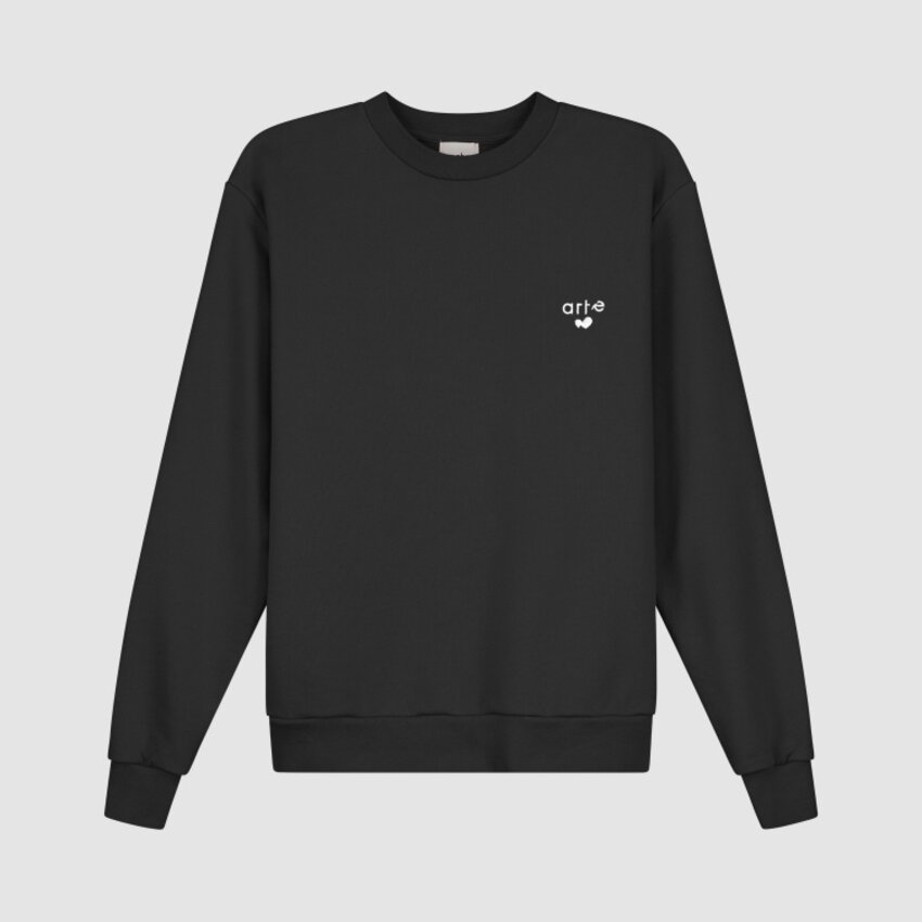 ARTE Antwerp Heart Logo Crewneck Black