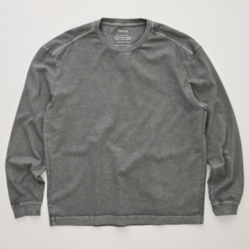 Tenue. Brad LS T-Shirt Basalt