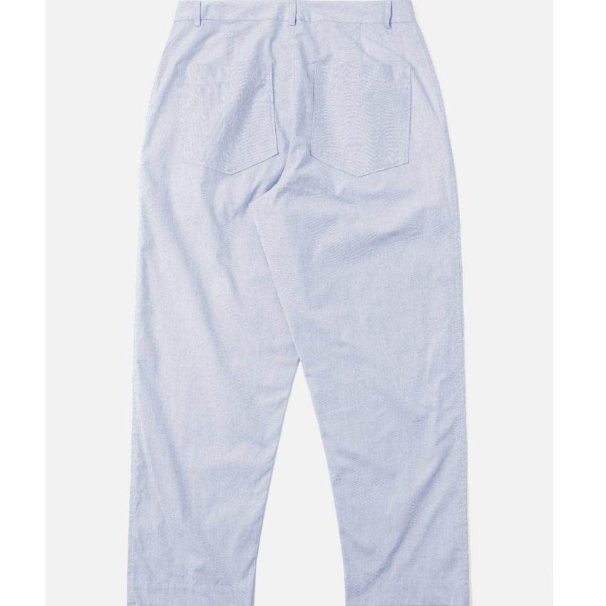 Universal Works Duke Pant Navy Stripe