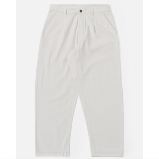 Universal Works Duke Pant Slub Drill Ecru