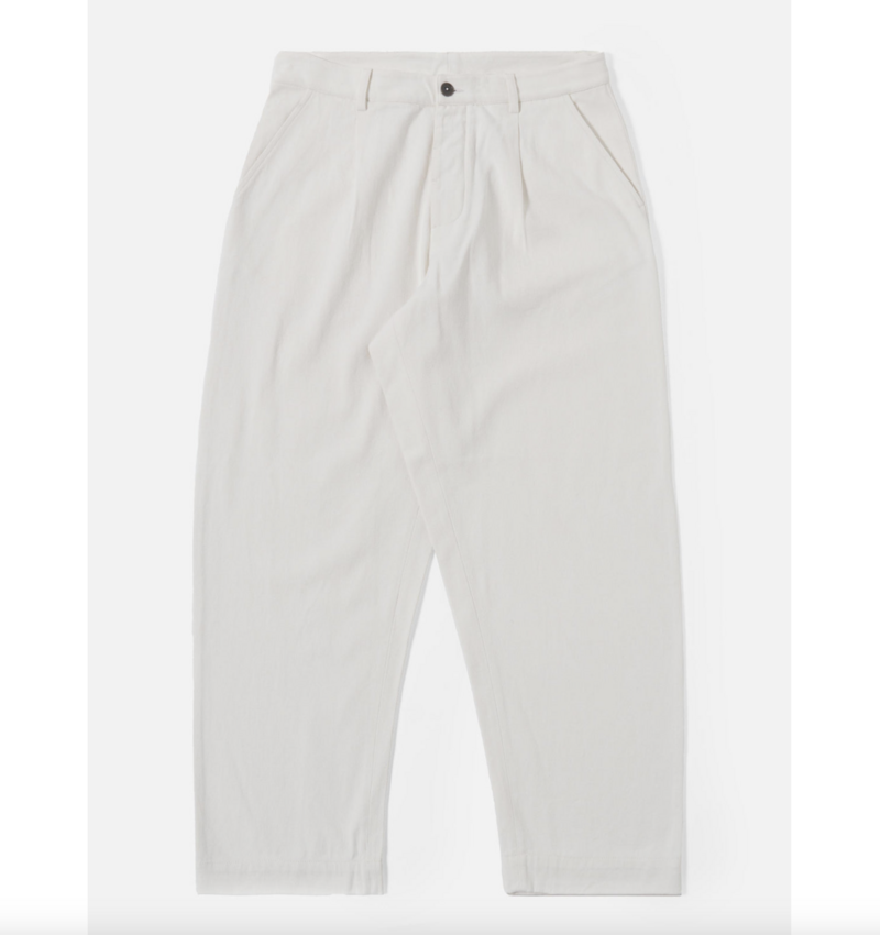 Universal Works Duke Pant Slub Drill Ecru
