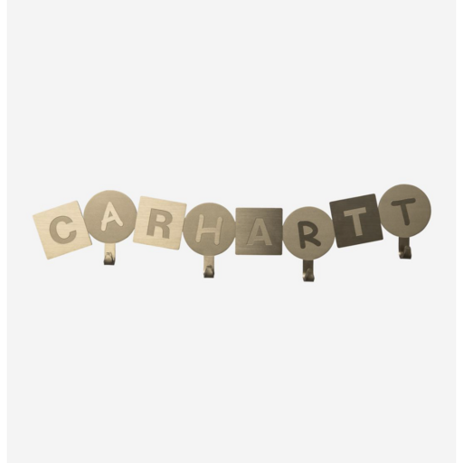 Carhartt WIP ABC Wall Coat Hanger Gold