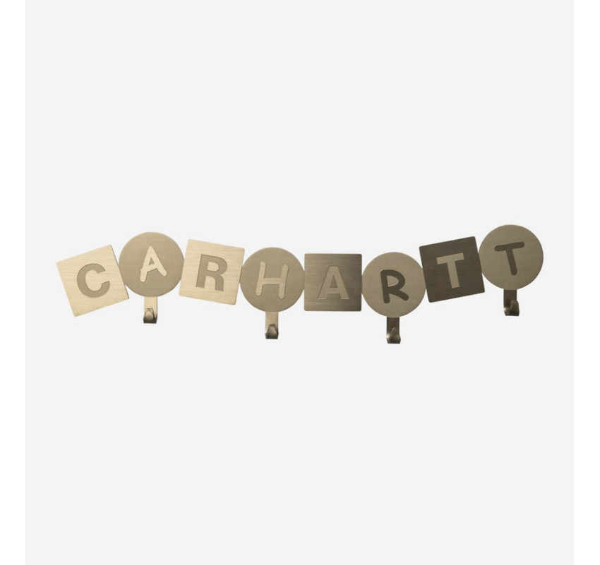 Carhartt WIP ABC Wall Coat Hanger Gold