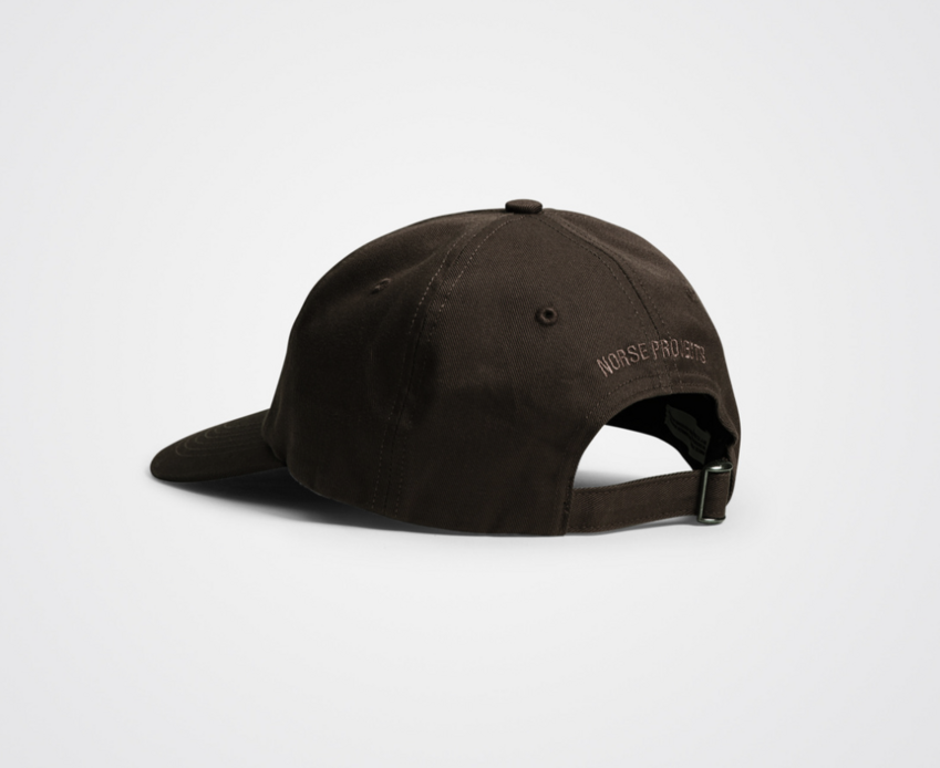 Norse Projects  Twill Sports Cap Espresso