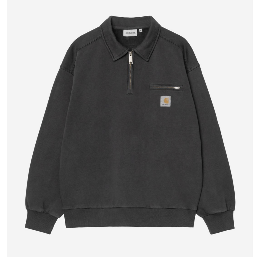 Carhartt WIP Half Zip Detroit Sweatshirt Black