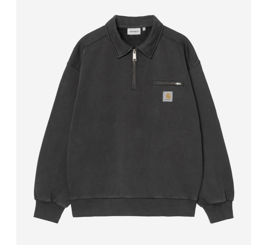 Carhartt WIP Half Zip Detroit Sweatshirt Black