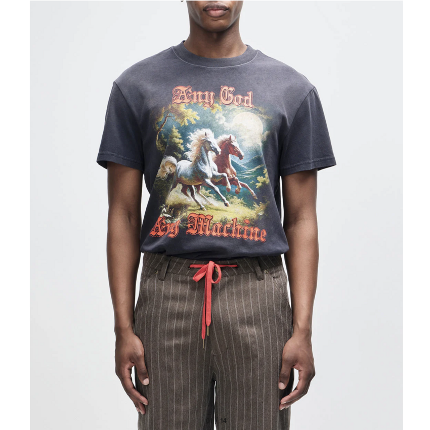 Deus Ex Machina Horseplay Tee Black Beauty