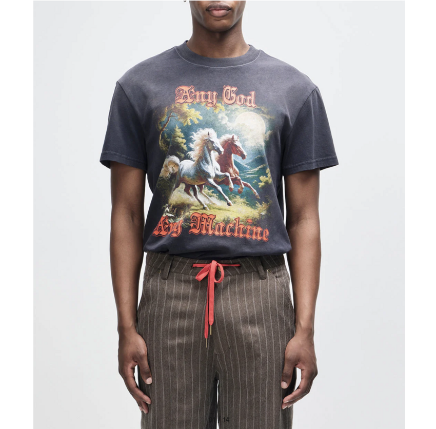 Deus Ex Machina Horseplay Tee Black Beauty