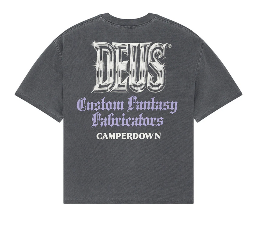Deus Ex Machina Metal Fabricator Tee Anthracite