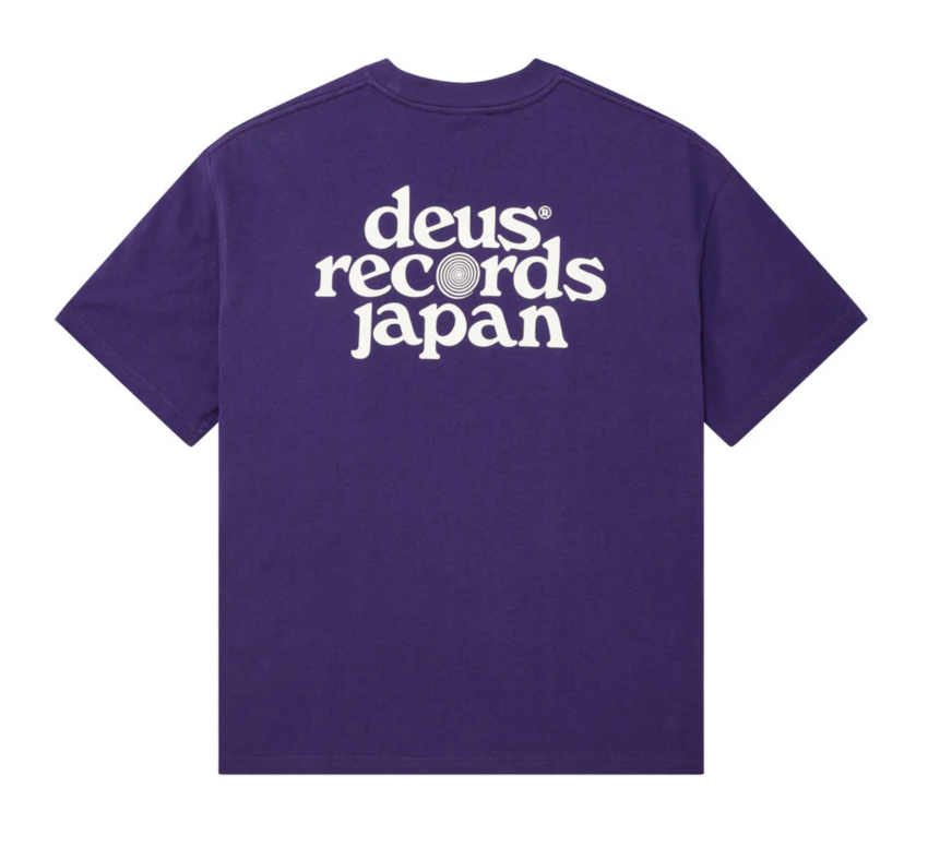 Deus Ex Machina Strata Tee Dirty Violet Indigo