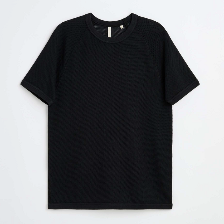 Sunflower Mesh Raglan Tee Black