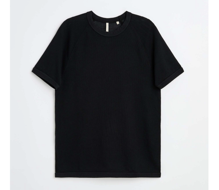 Sunflower Mesh Raglan Tee Black