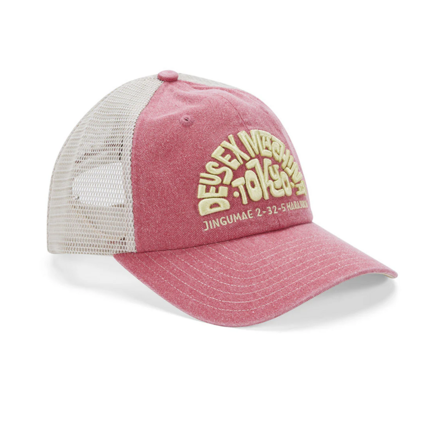 Deus Ex Machina Tokyo Address Trucker Melon Red