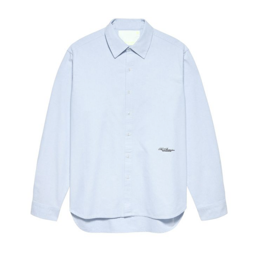 New Amsterdam Surf Association  Beach Shirt Oxford Light Blue