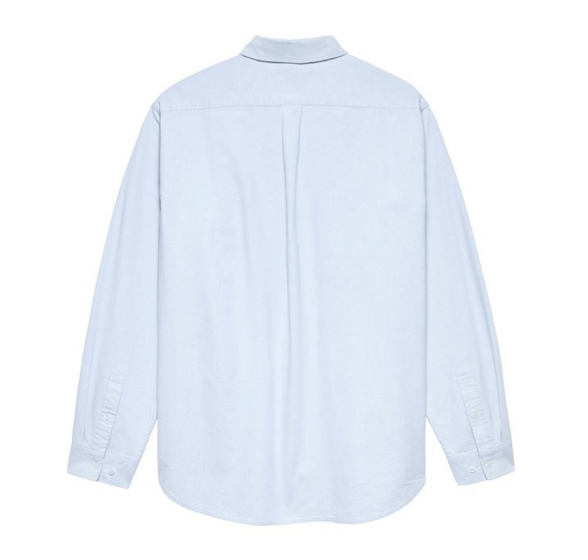 New Amsterdam Surf Association  Beach Shirt Oxford Light Blue