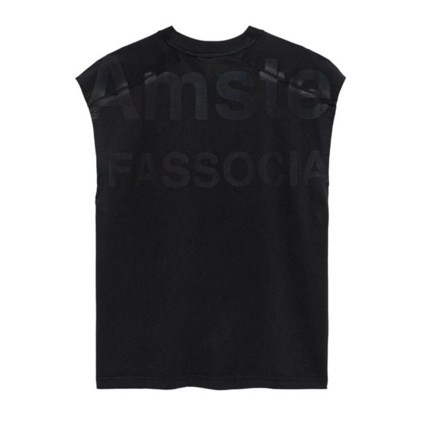 New Amsterdam Surf Association  Name Tee Sleeveless Black