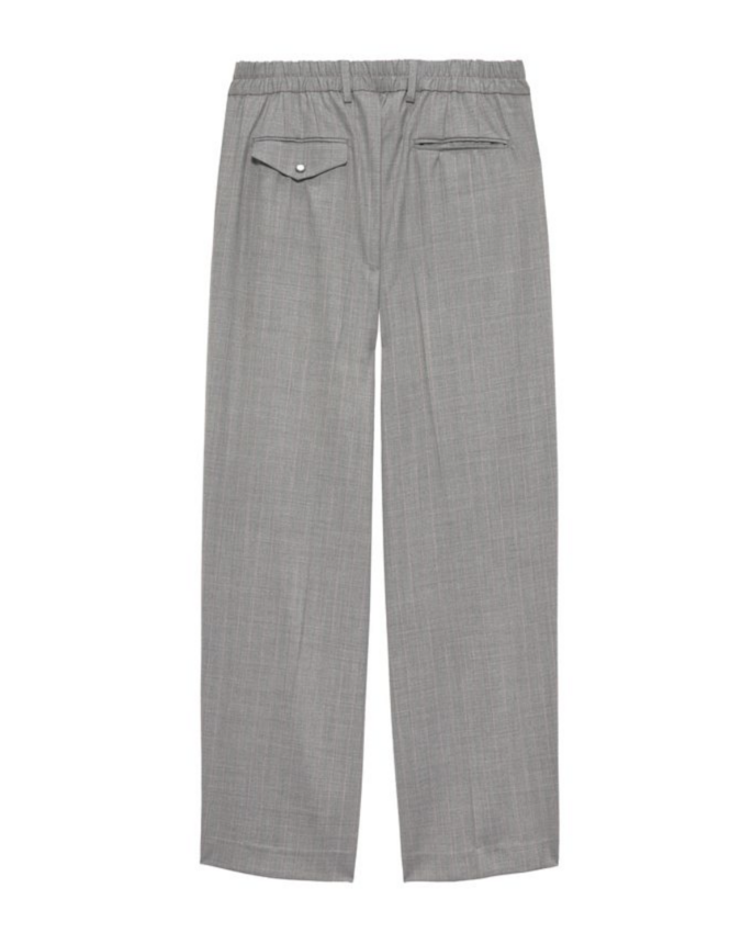 New Amsterdam Surf Association  After Trousers Grey W/ Pink Pinstripes