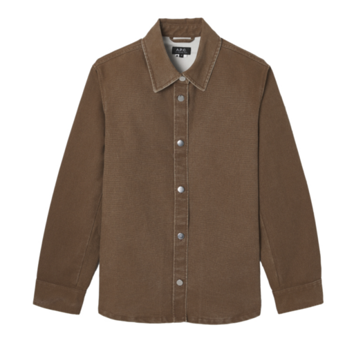 A.P.C. Paris Button-Up Jacket Brown