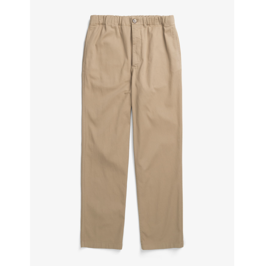 Norse Projects  Trysil Regular Organic Stretch Twill Trouser Utility Khaki
