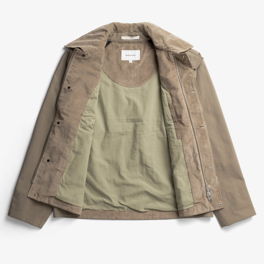Norse Projects  Gribskov Windstopper Jacket Walnut