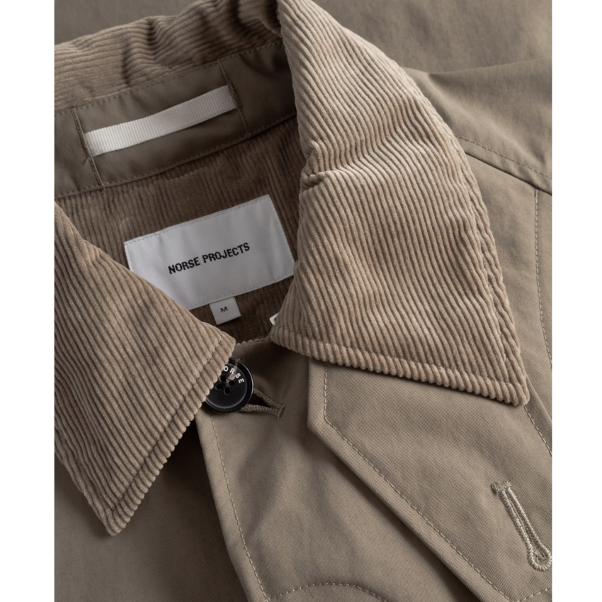 Norse Projects  Gribskov Windstopper Jacket Walnut