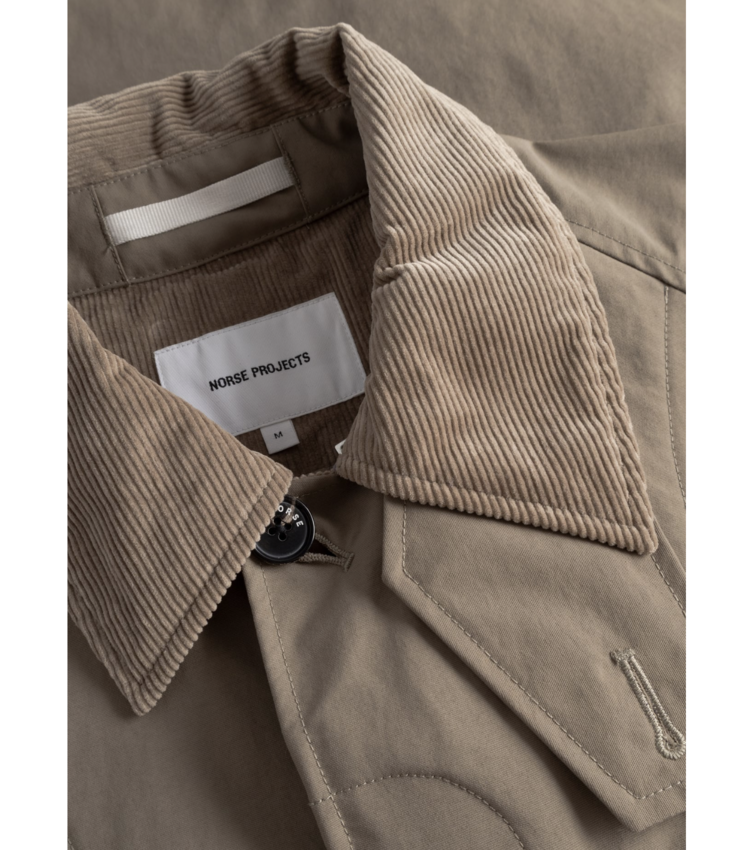 Norse Projects  Gribskov Windstopper Jacket Walnut