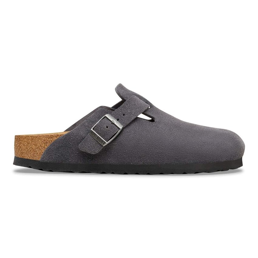 Birkenstock Boston Suede Charcoal
