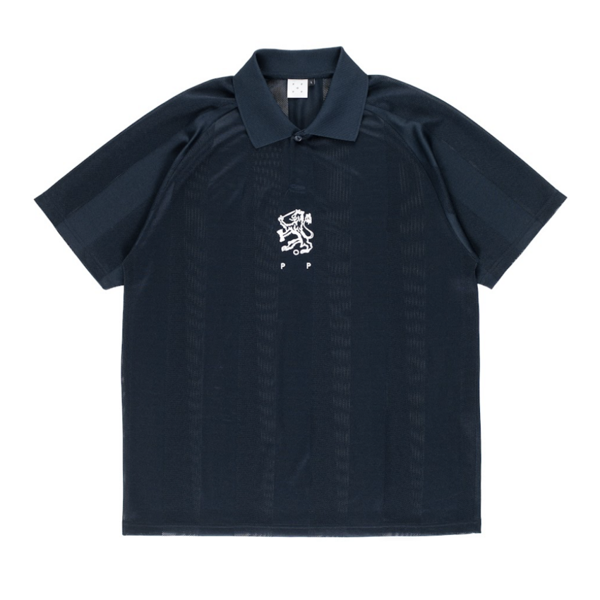 POP Trading Company Sportif Club Shirt Dark Navy