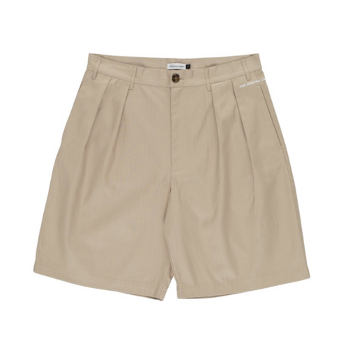 POP Trading Company Boat Short White Pepper