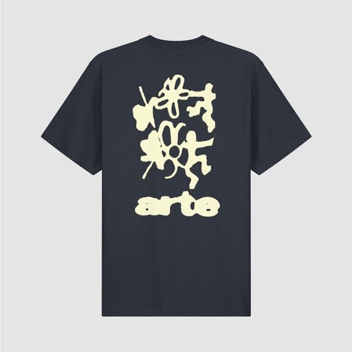 ARTE Antwerp Blurry Back Print Navy