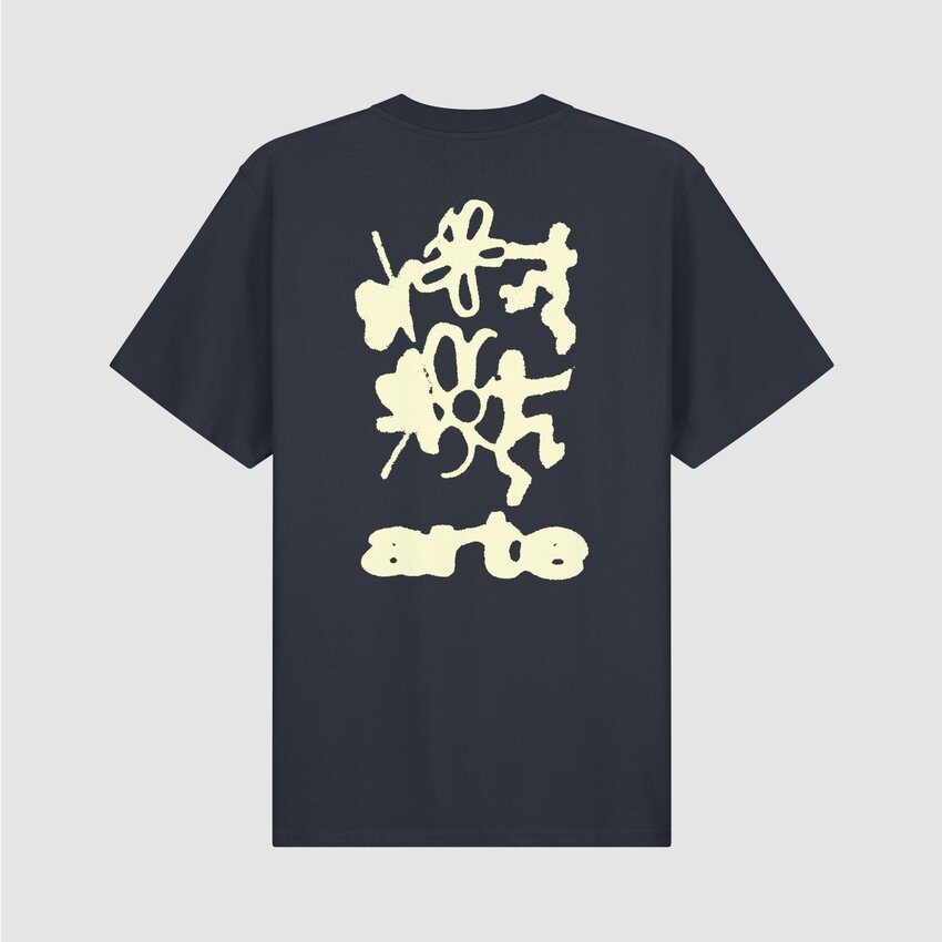 ARTE Antwerp Blurry Back Print Navy