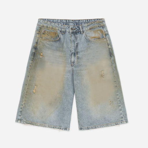 Flaneur Homme Denim Shorts Sand Storm