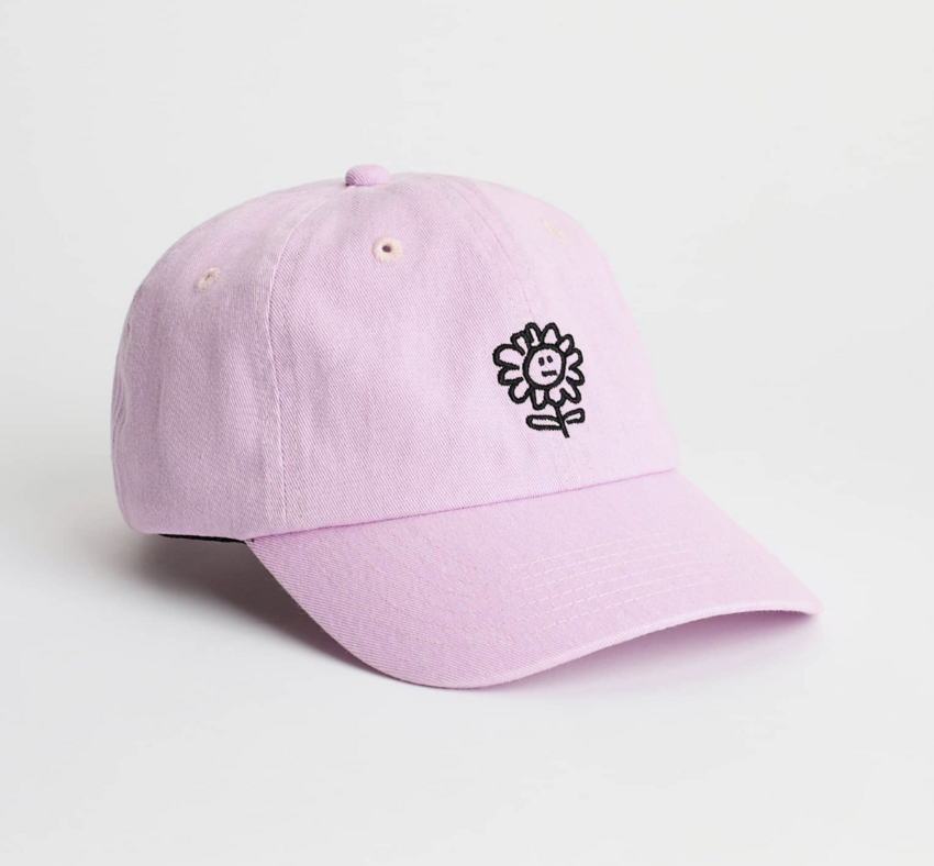 Sunflower Distressed Dad Cap Pink