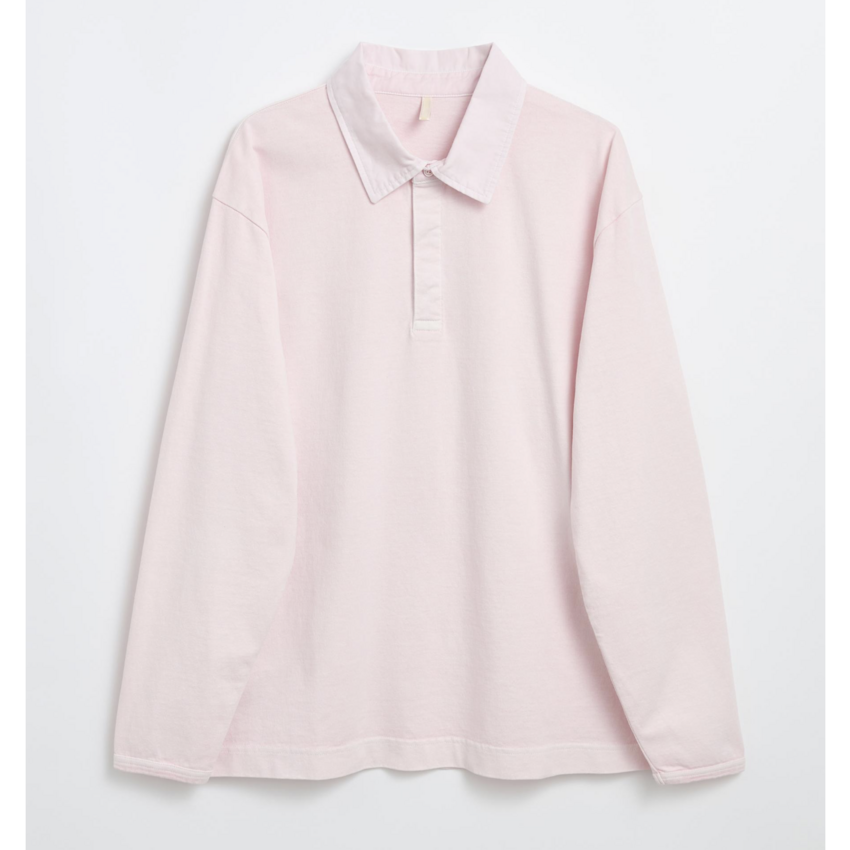 Sunflower Heavy Jersey Rugby Polo Pink