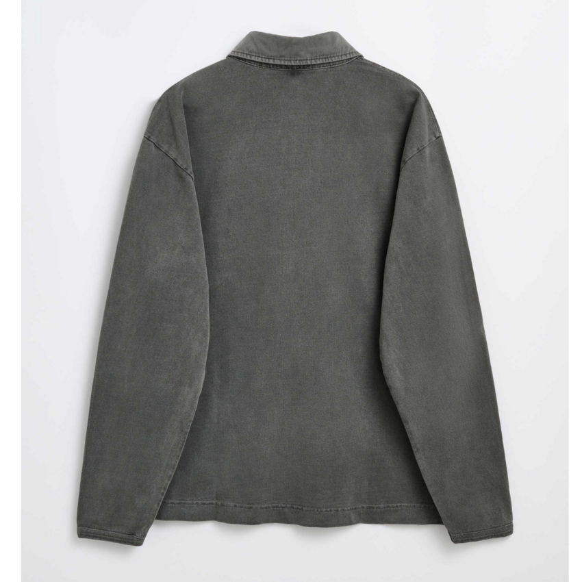 Sunflower Heavy Jersey Rugby Polo Faded Black