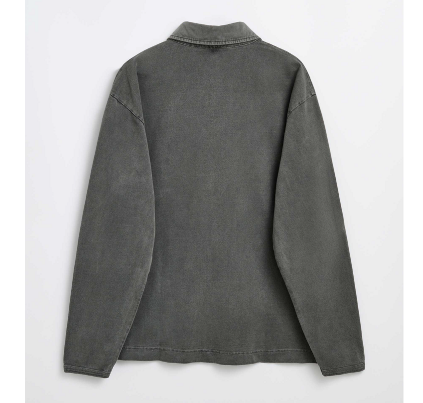 Sunflower Heavy Jersey Rugby Polo 690 Faded Black